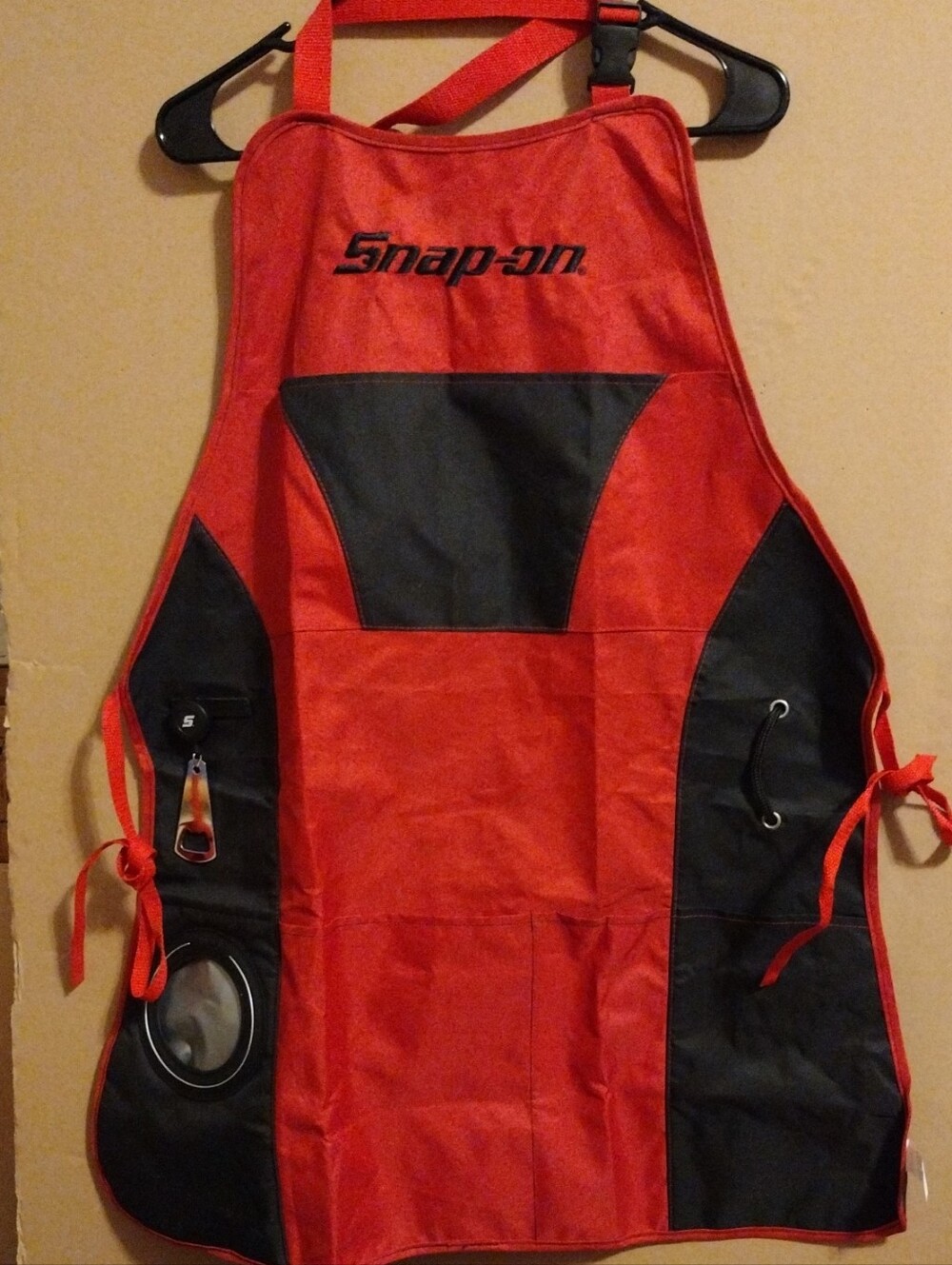 Snap-On Tools Grilling Red & Black Heavy-Duty Utility Apron